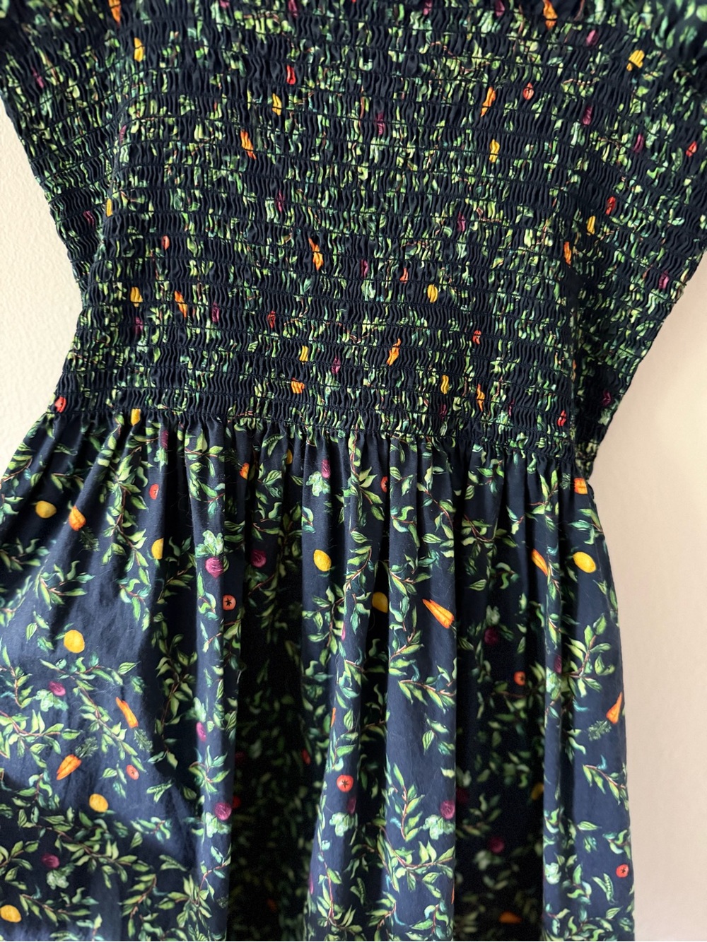 Hill House Home The Ellie Nap Dress – Midnight Garden Poplin - XS - Picture 3 of 4